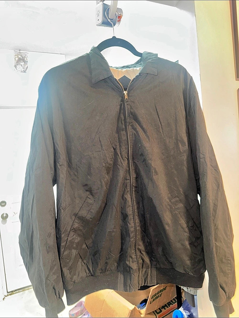 Port Authority Men's Black Lightweight Jacket Size Large Like New